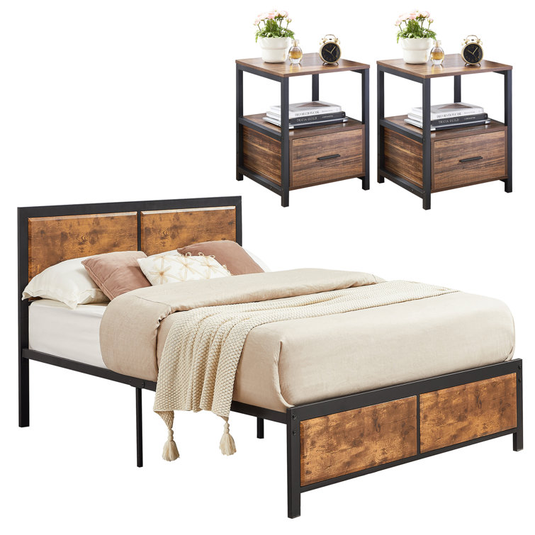 VECELO 3 Piece Bedroom Set & Reviews Wayfair.co.uk